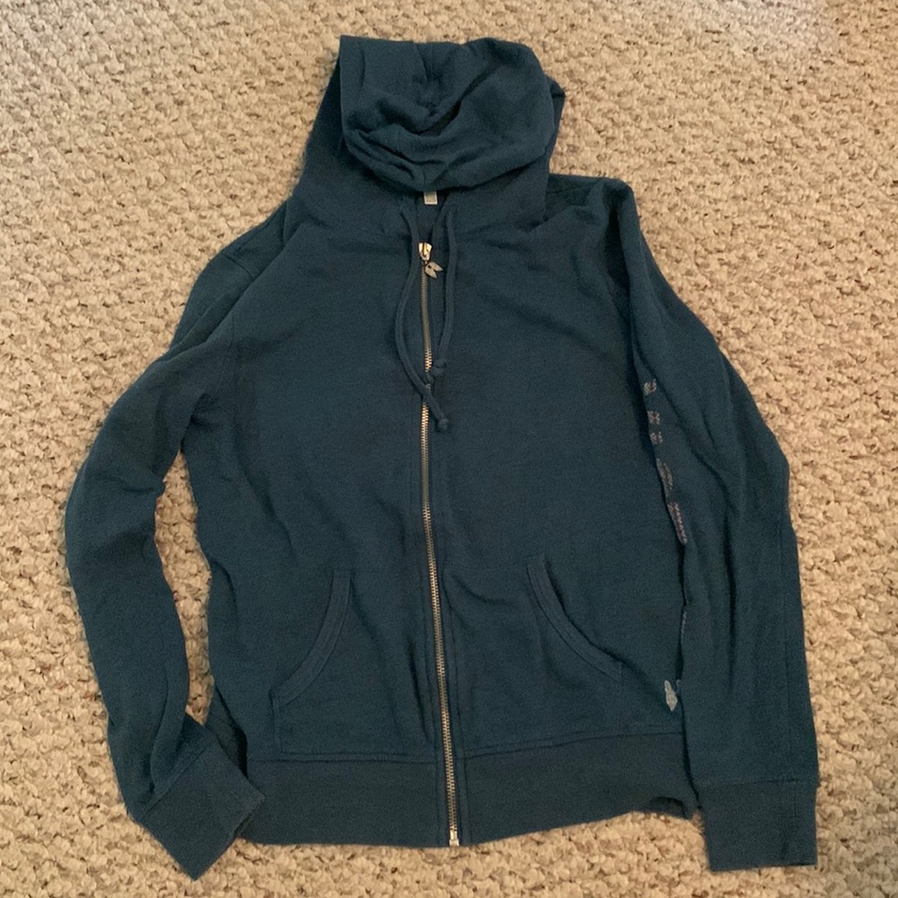 PINK Victoria’s Secret Turquoise Angel Hoodie